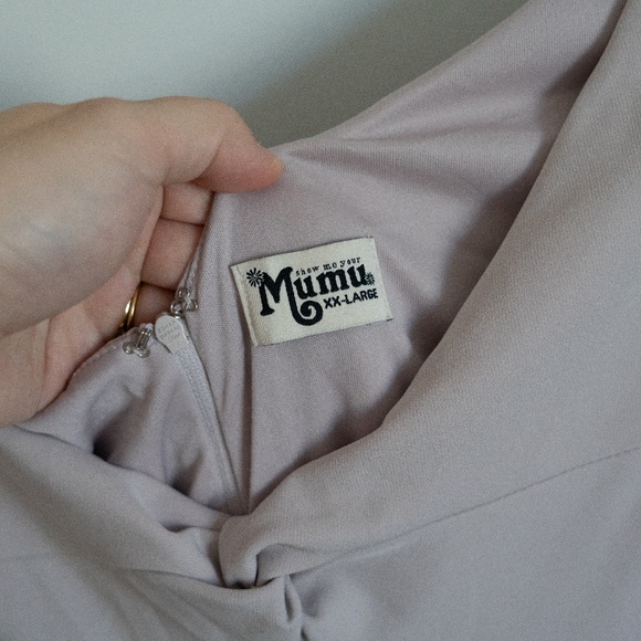 Zurich Knot Gown, Show me your mumu, show me the ring stretch crepe - Picture 6 of 6